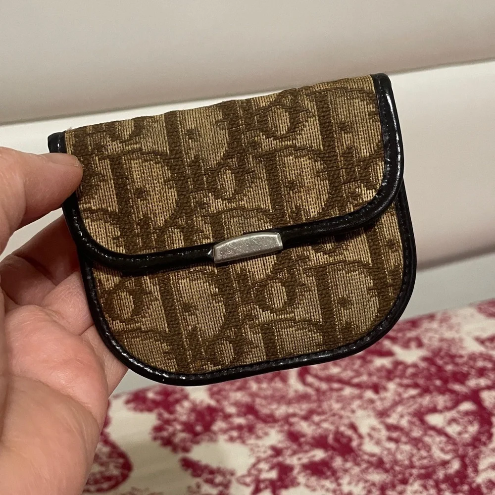 Dior Canvas Coin Purse - Picture 4 of 10